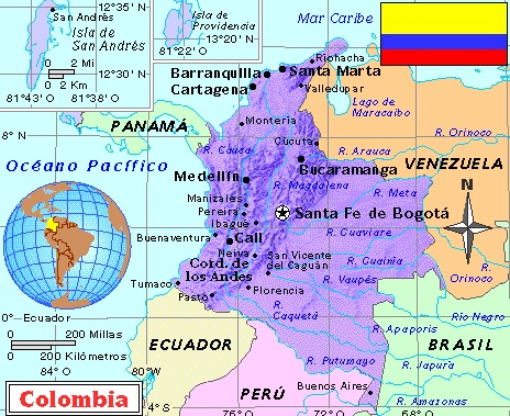Mapa de Colombia