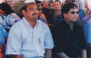 Díaz Mendoza "nando" y a la derecha el también destituido gobernador del Cesar Dr.  Bolaños